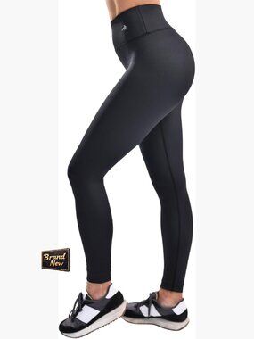 High Waisted Compression Leggings - Tummy Control Shaping Yoga Pants Workout